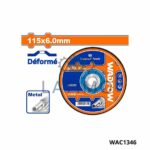 WADFOW Disque acier 115×6 WAC1346