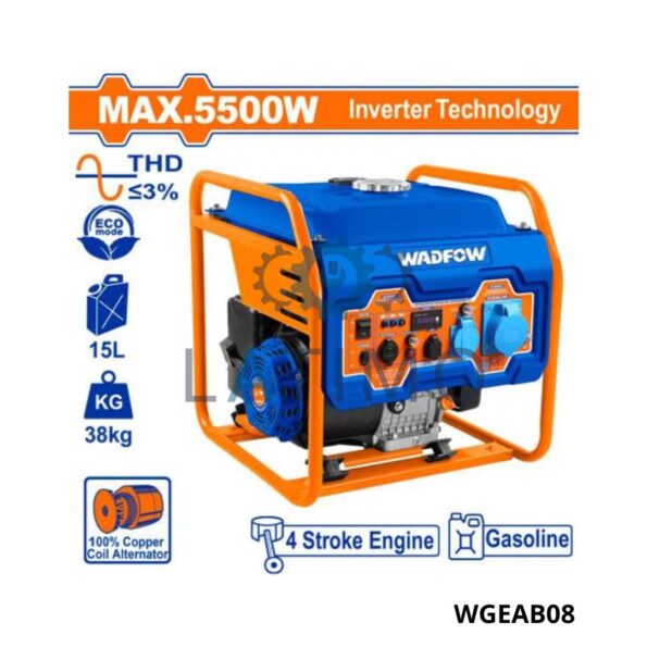 WADFOW groupe electrogene essence inverter 5500w WGEAB08