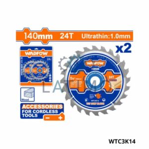 WADFOW Jeu 2 disque bois 140mm WTC3K14