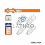 WADFOW Jeu 4 crochet abs 30mm WPHK1K01