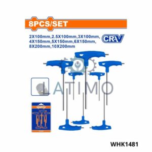 WADFOW Jeu 8 cle male a poigne WHK1481