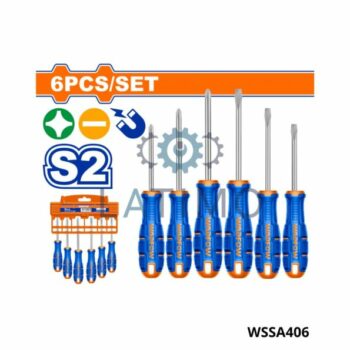 WADFOW Jeu de 6 tournevis pro s2 WSSA406