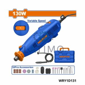 WADFOW mini meuleuse 130w + 53 accessoires WRY1D131