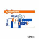 WADFOW pince avec manche en plastique 120x800mm WCP2124