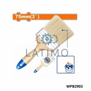 WADFOW Pinceau plat bois 75mm WPB2903