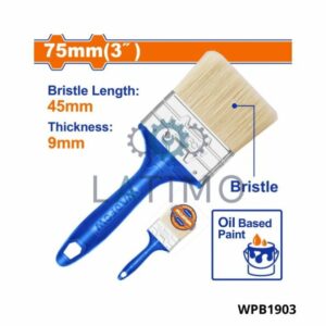 WADFOW Pinceau plat plastique 75mm WPB1903