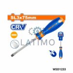 WADFOW tournevis fr 3×75 WSD1233
