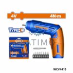WADFOW Tournevis sans fil 4v + 9 acc WCV4415