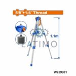 WADFOW trepieds aluminium 1.10m 5/8 + 1/4 WLE9301
