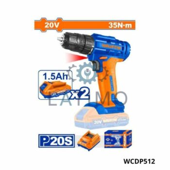 WADFOW Visseuse perceuse 35nm 20v 1.5ah WCDP512